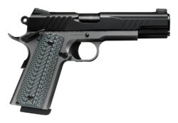 Savage Arms 67206 1911 Government 9mm Luger 10+1 5" Black Stainless Steel Barrel, Black Nitride Serrated Stainless Steel Slide, Stainless Steel Frame w/Beavertail, Black/Gray VZ Grip