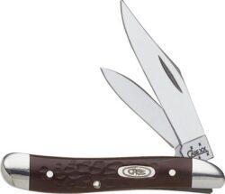 CASE MED STKMN 3BL 33/8" BROWN