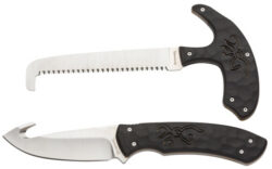 PRIMAL COMBO 2 PIECE - BLACK, GUTHOOK / SKINNER BLADE AND SAW