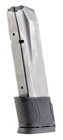 S&W M&P45 MAGAZINE 45 ACP, 14 RD BLK BS PLATE